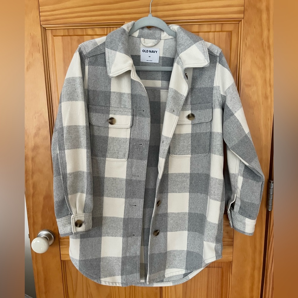 Old navy flannel shacket